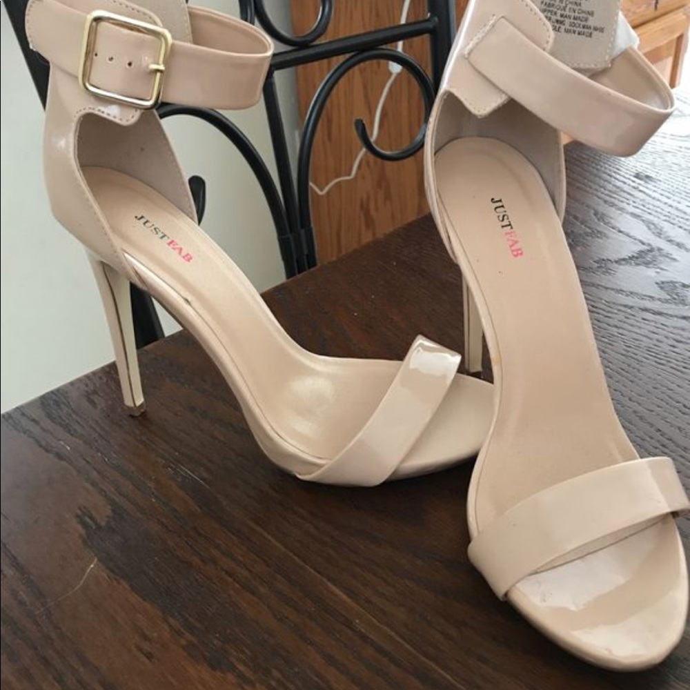 Nude stilettos —size 10